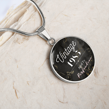 Aged to Perfection Vintage Birth Year Necklace (Classic Edition)