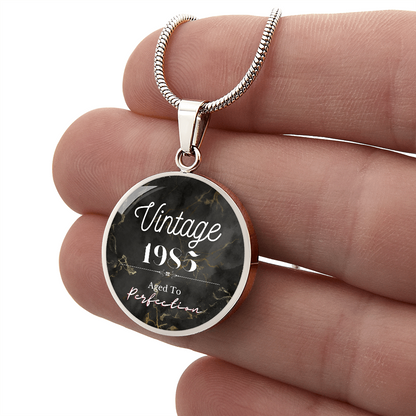 Aged to Perfection Vintage Birth Year Necklace (Classic Edition)