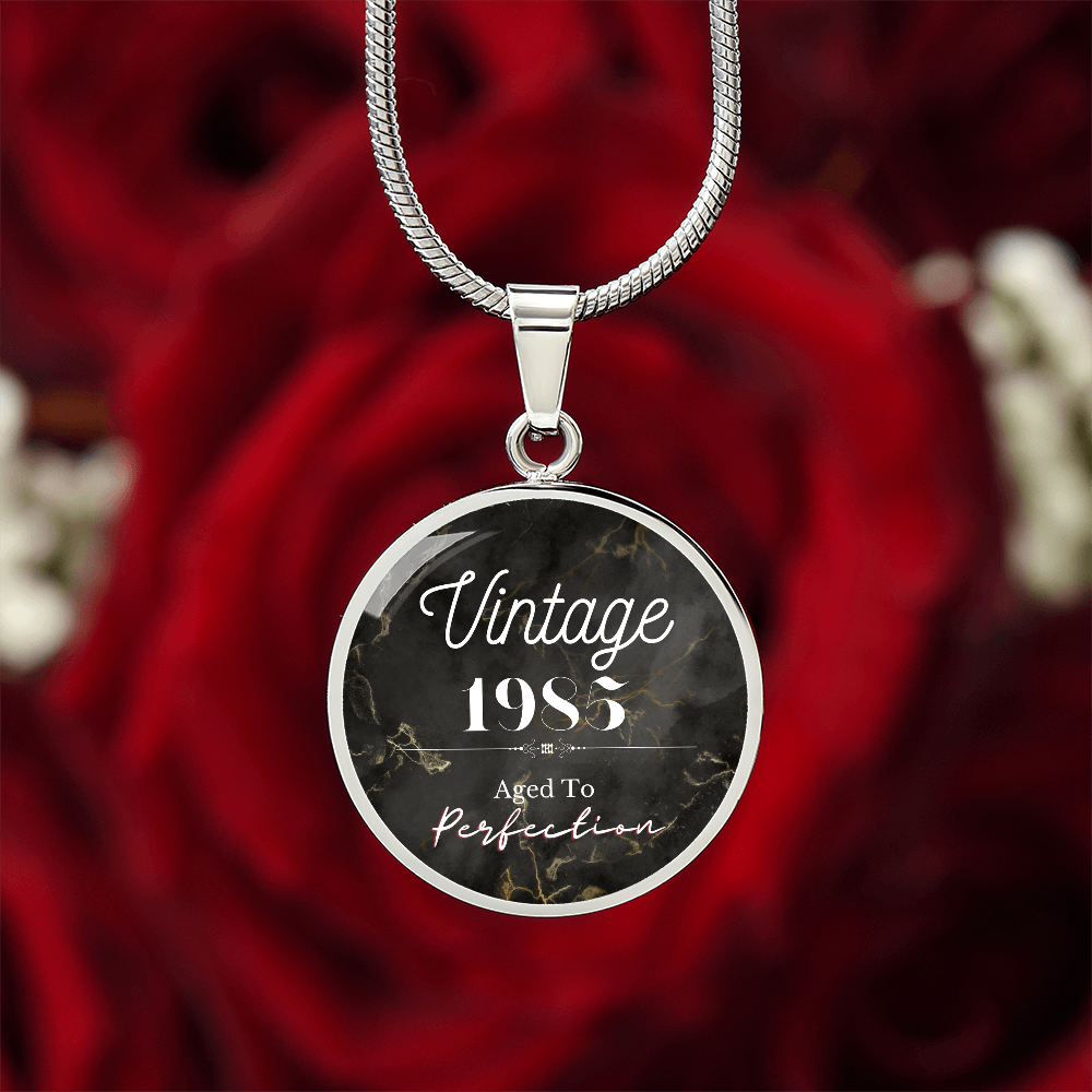 Aged to Perfection Vintage Birth Year Necklace (Classic Edition)