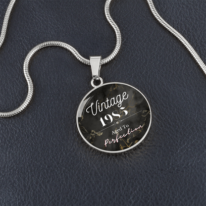 Aged to Perfection Vintage Birth Year Necklace (Classic Edition)