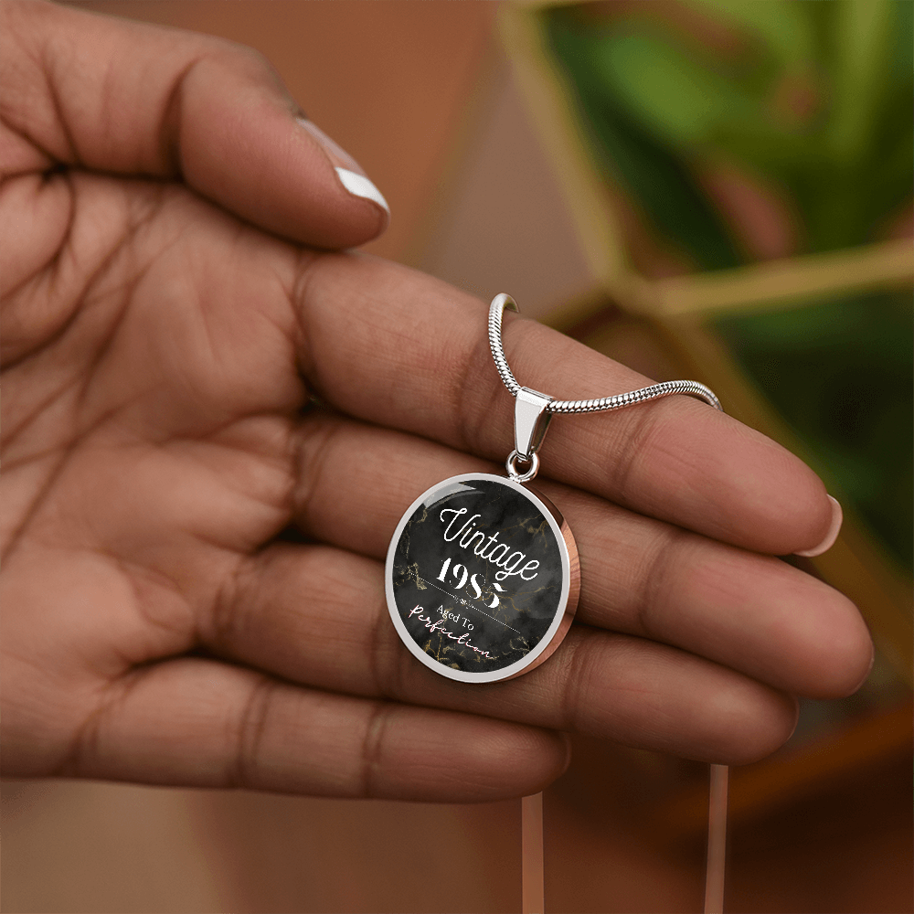 Aged to Perfection Vintage Birth Year Necklace (Classic Edition)