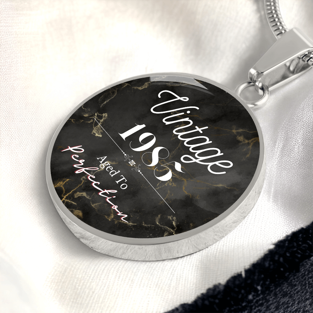 Aged to Perfection Vintage Birth Year Necklace (Classic Edition)