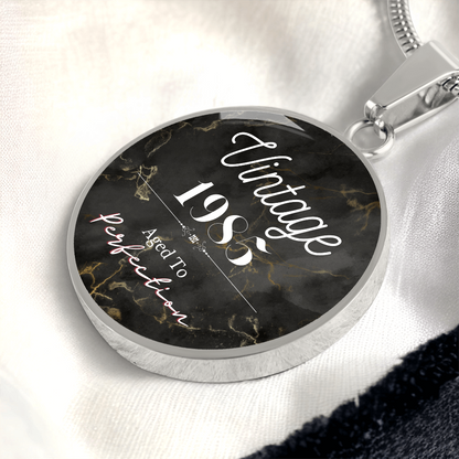 Aged to Perfection Vintage Birth Year Necklace (Classic Edition)