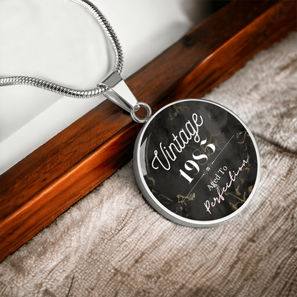 Aged to Perfection Vintage Birth Year Necklace (Classic Edition)