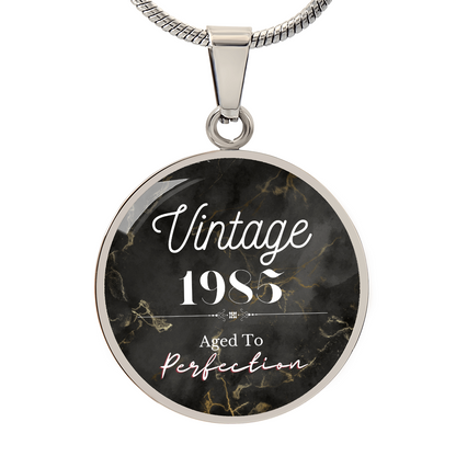 Aged to Perfection Vintage Birth Year Necklace (Classic Edition)
