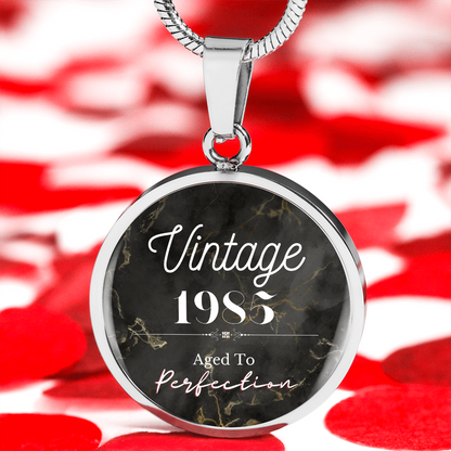 Aged to Perfection Vintage Birth Year Necklace (Classic Edition)