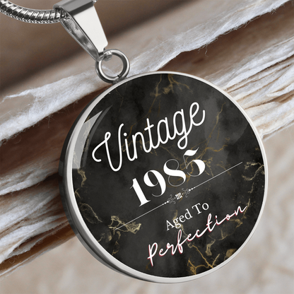 Aged to Perfection Vintage Birth Year Necklace (Classic Edition)