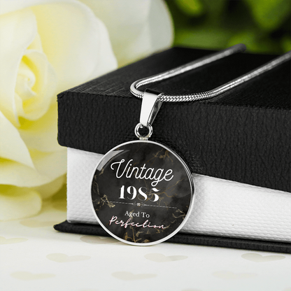 Aged to Perfection Vintage Birth Year Necklace (Classic Edition)