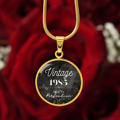 Aged to Perfection Vintage Birth Year Necklace (Classic Edition)