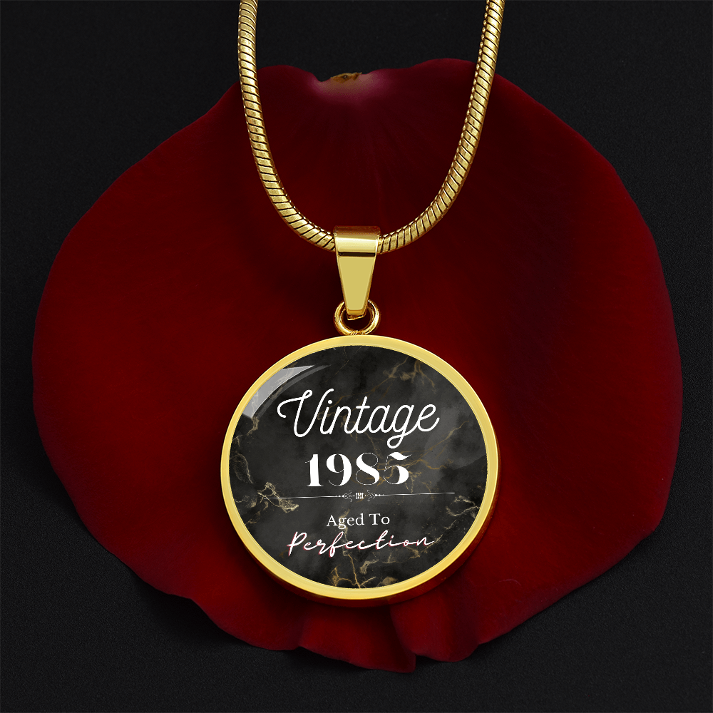 Aged to Perfection Vintage Birth Year Necklace (Classic Edition)