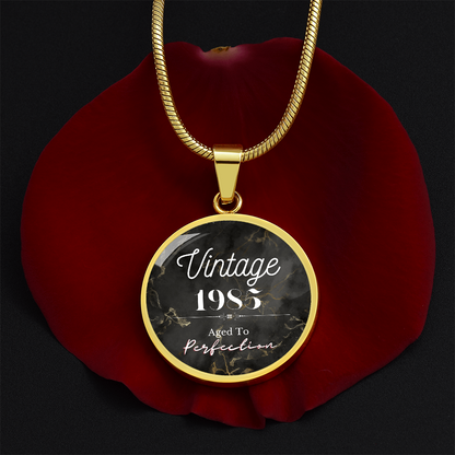 Aged to Perfection Vintage Birth Year Necklace (Classic Edition)