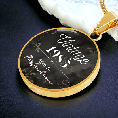 Aged to Perfection Vintage Birth Year Necklace (Classic Edition)