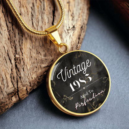 Aged to Perfection Vintage Birth Year Necklace (Classic Edition)