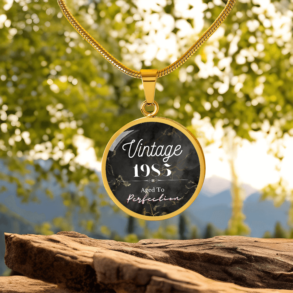 Aged to Perfection Vintage Birth Year Necklace (Classic Edition)