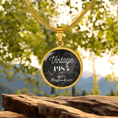 Aged to Perfection Vintage Birth Year Necklace (Classic Edition)