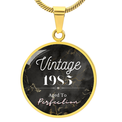 Aged to Perfection Vintage Birth Year Necklace (Classic Edition)
