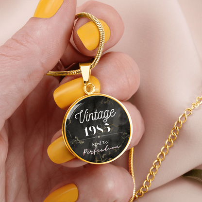 Aged to Perfection Vintage Birth Year Necklace (Classic Edition)