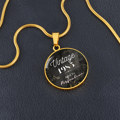 Aged to Perfection Vintage Birth Year Necklace (Classic Edition)