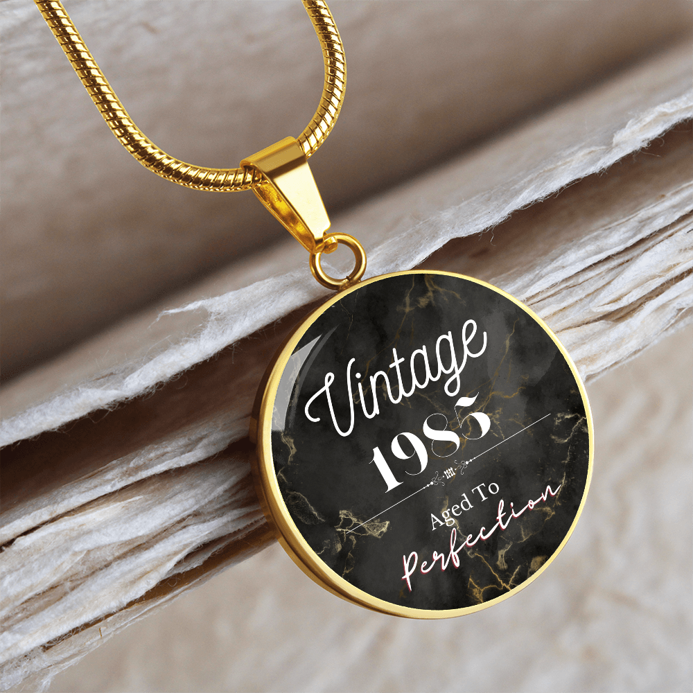 Aged to Perfection Vintage Birth Year Necklace (Classic Edition)