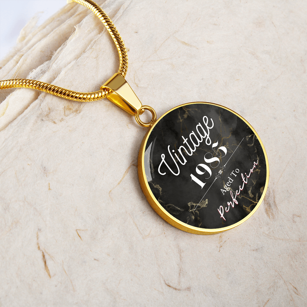 Aged to Perfection Vintage Birth Year Necklace (Classic Edition)