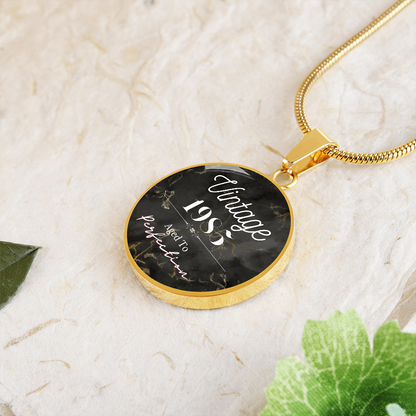 Aged to Perfection Vintage Birth Year Necklace (Classic Edition)