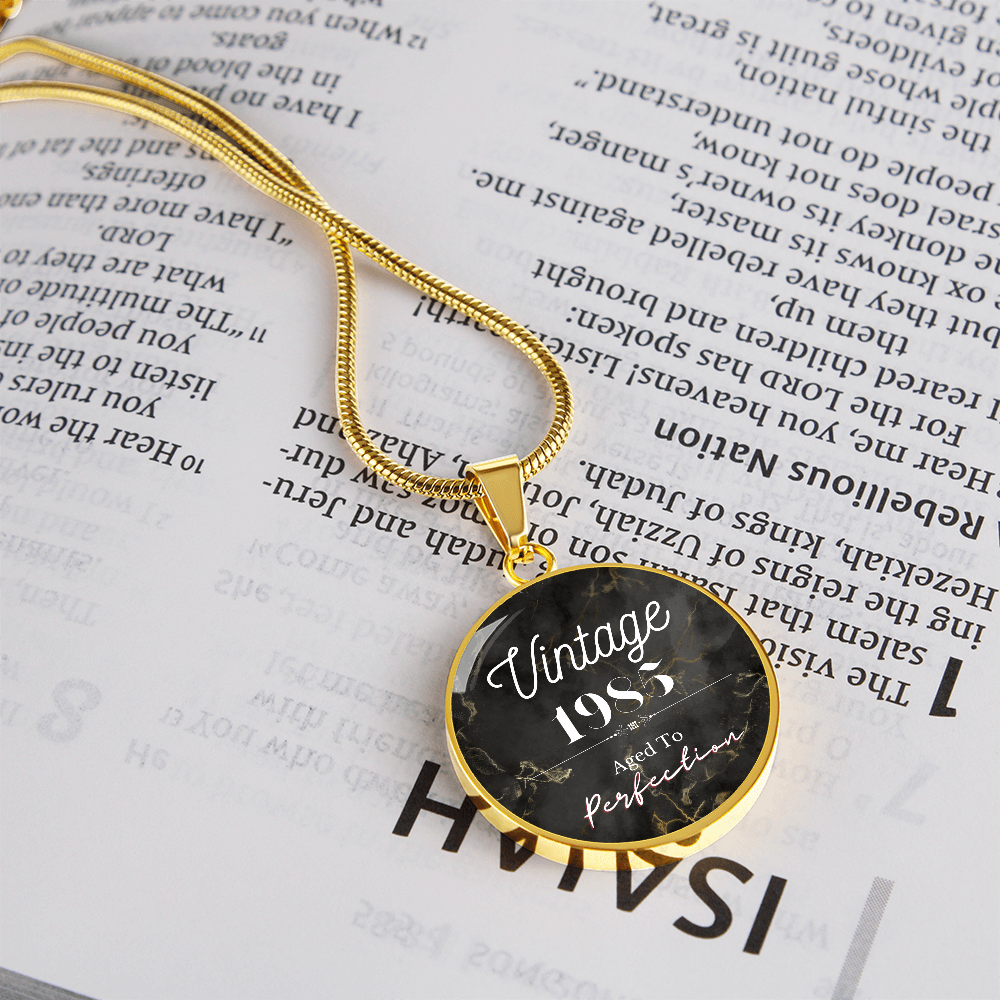 Aged to Perfection Vintage Birth Year Necklace (Classic Edition)