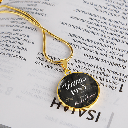 Aged to Perfection Vintage Birth Year Necklace (Classic Edition)