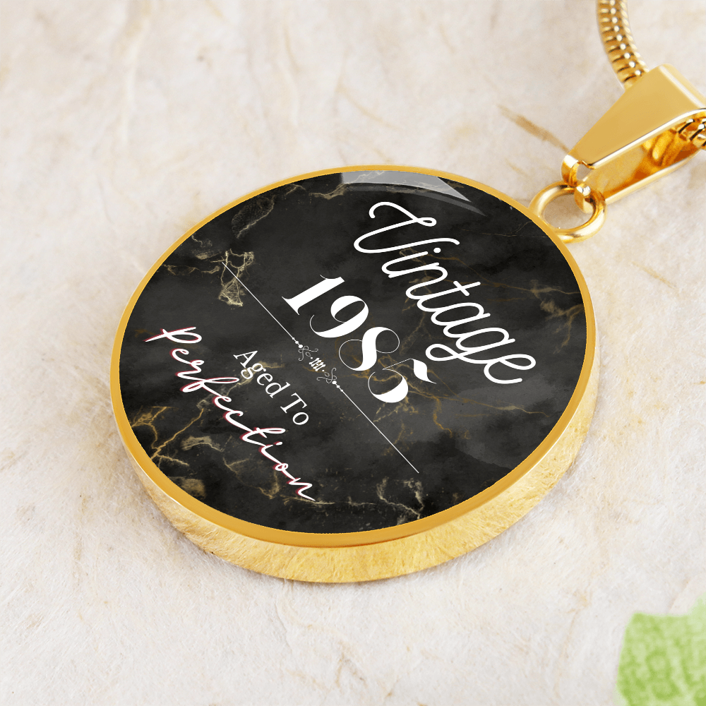 Aged to Perfection Vintage Birth Year Necklace (Classic Edition)