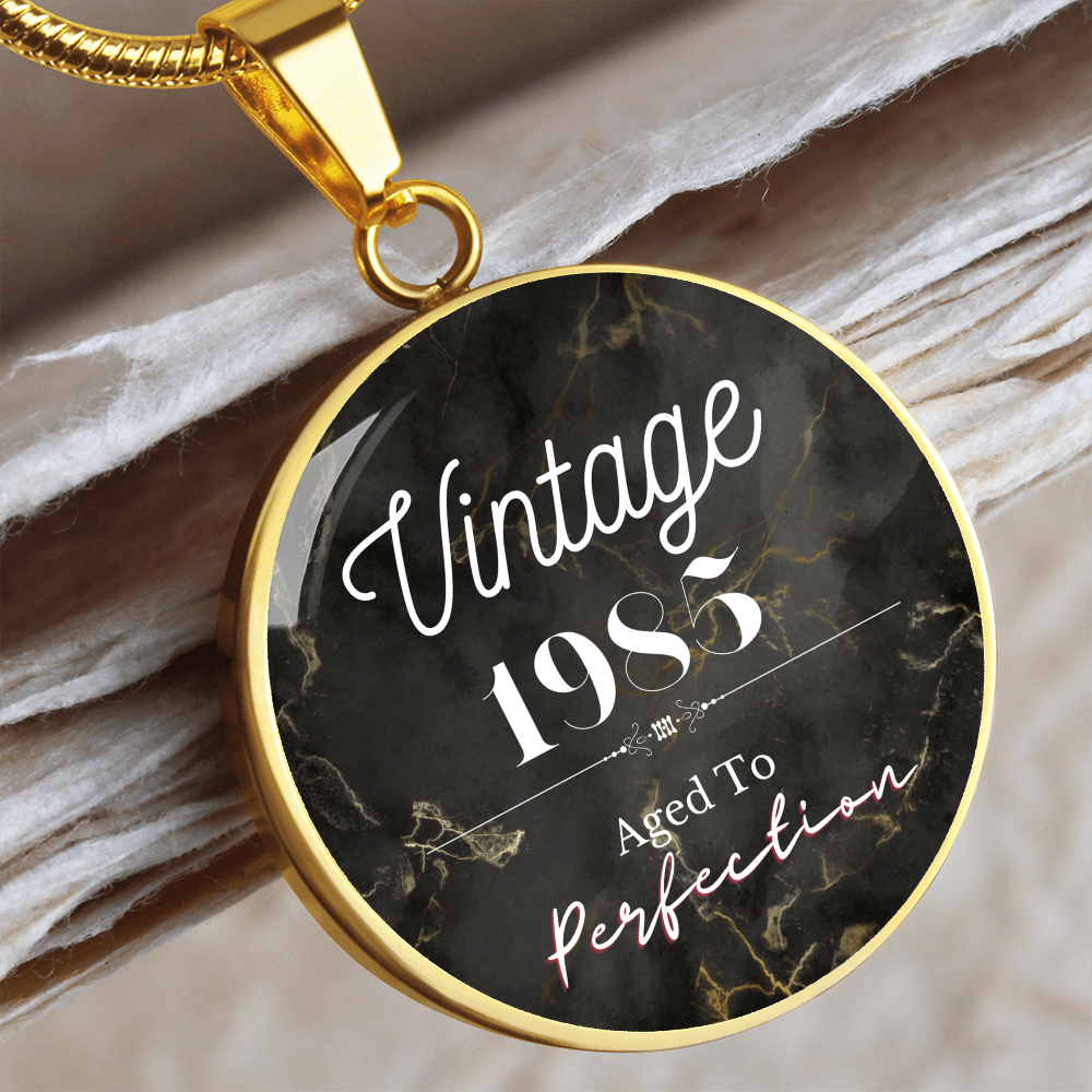 Aged to Perfection Vintage Birth Year Necklace (Classic Edition)