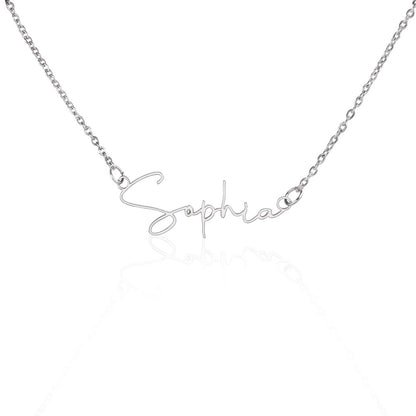 Signature Strength | Name Necklace | Extraordinary You | Gilded Luxe | Love, Dad