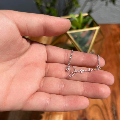 Signature Strength | Name Necklace | Extraordinary You | Gilded Luxe | Love, Grandpa