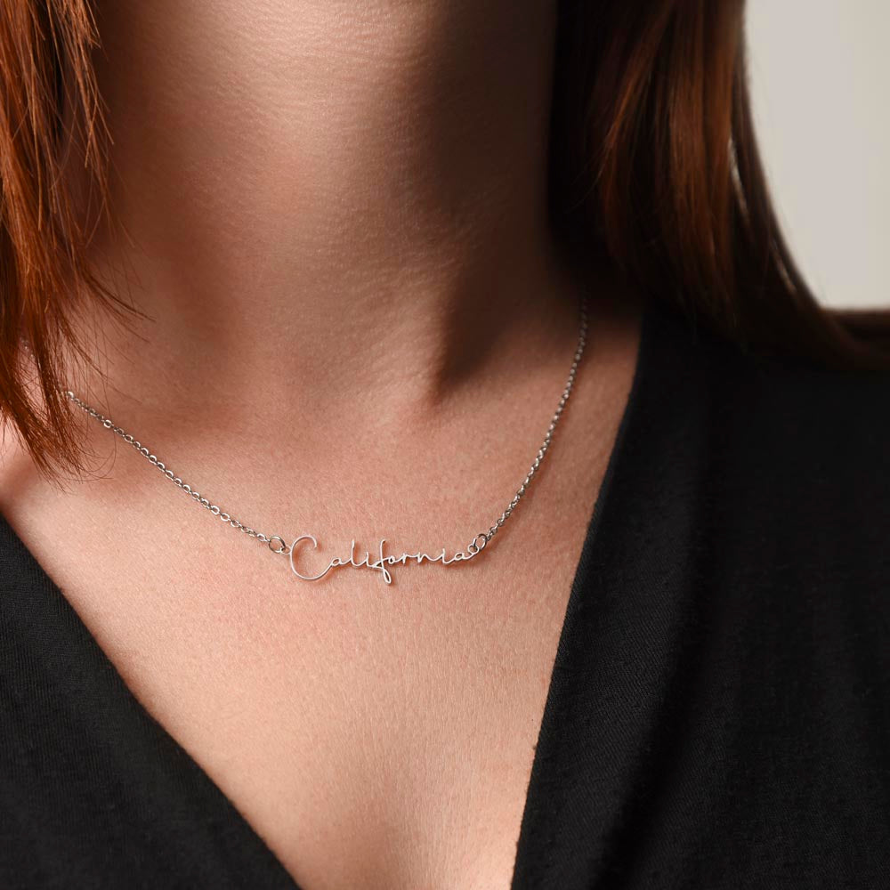 Signature Strength | Name Necklace | Extraordinary You | Blush Luxe | Love, Mom