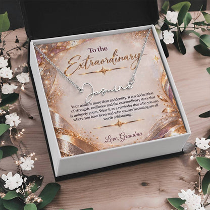 Signature Strength | Name Necklace | Extraordinary You | Blush Luxe | Love, Grandma