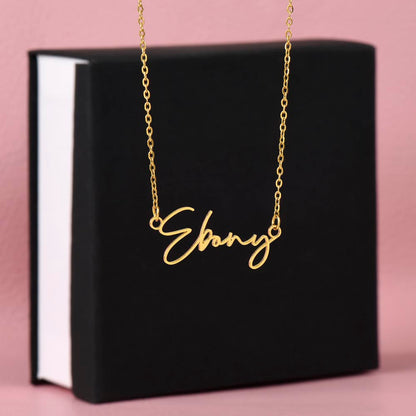 Signature Strength | Name Necklace | Extraordinary You | Gilded Luxe | Custom Closing