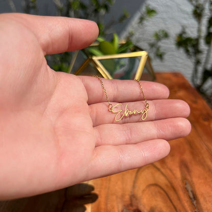 Signature Strength | Name Necklace | Extraordinary You | Gilded Luxe | Love, Dad