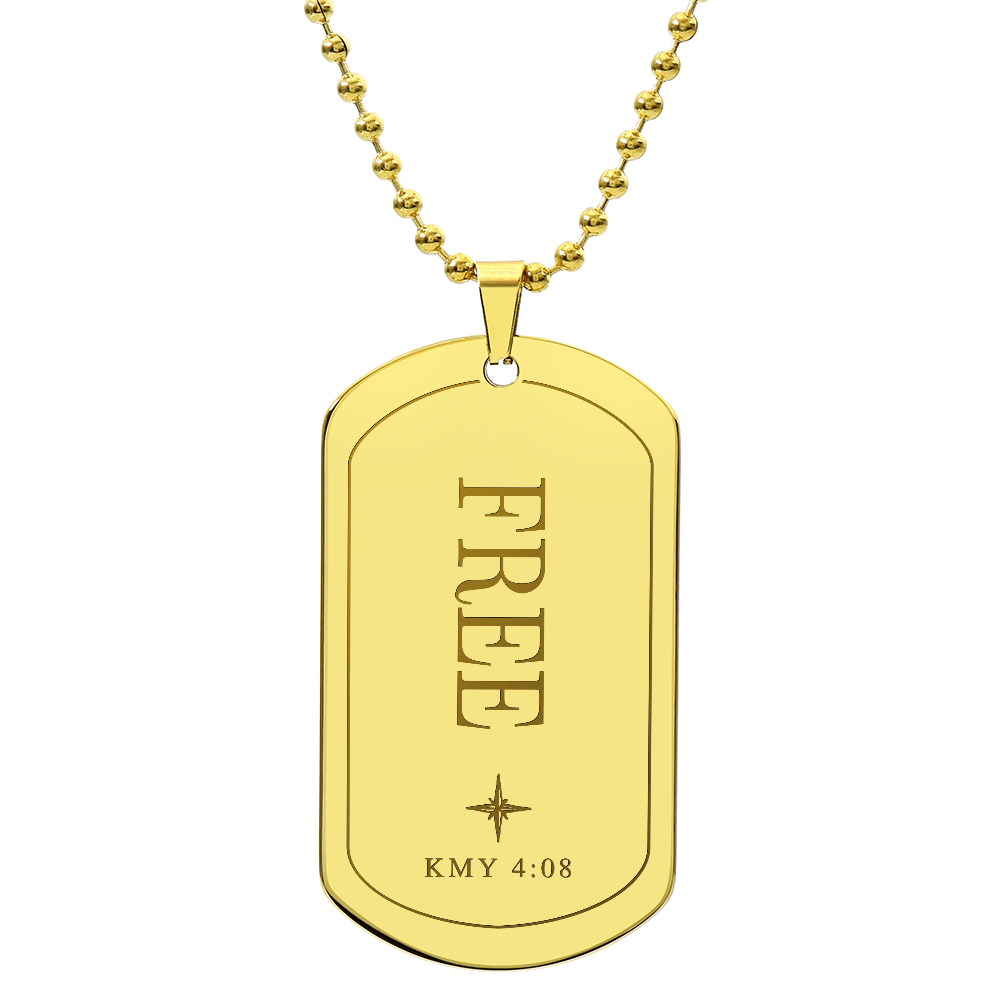 Free | Warrior Dog Tag Necklace