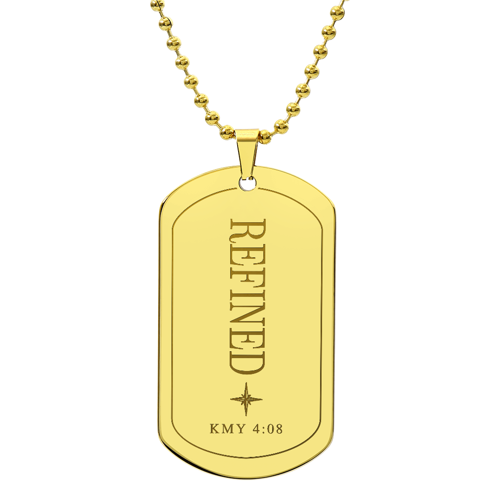 Refined | Warrior Dog Tag Necklace