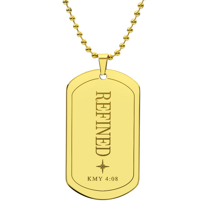Refined | Warrior Dog Tag Necklace