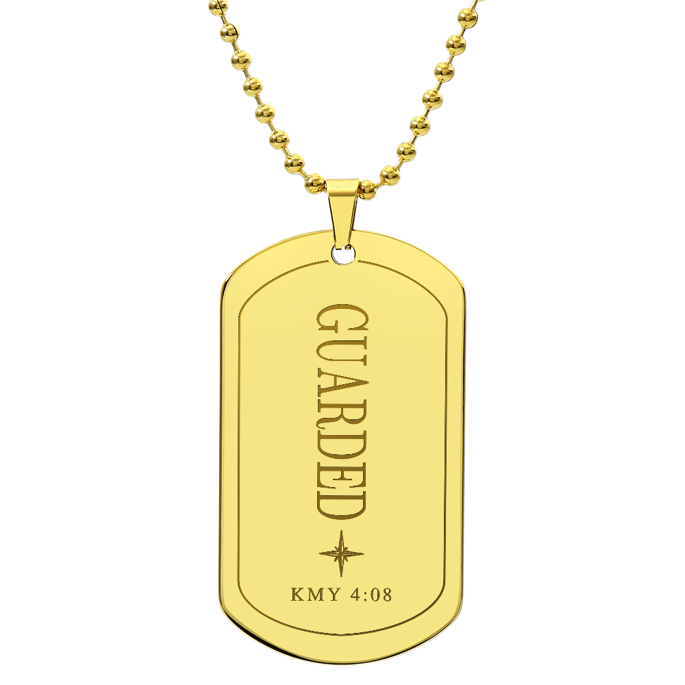 Guarded | Warrior Dog Tag Necklace