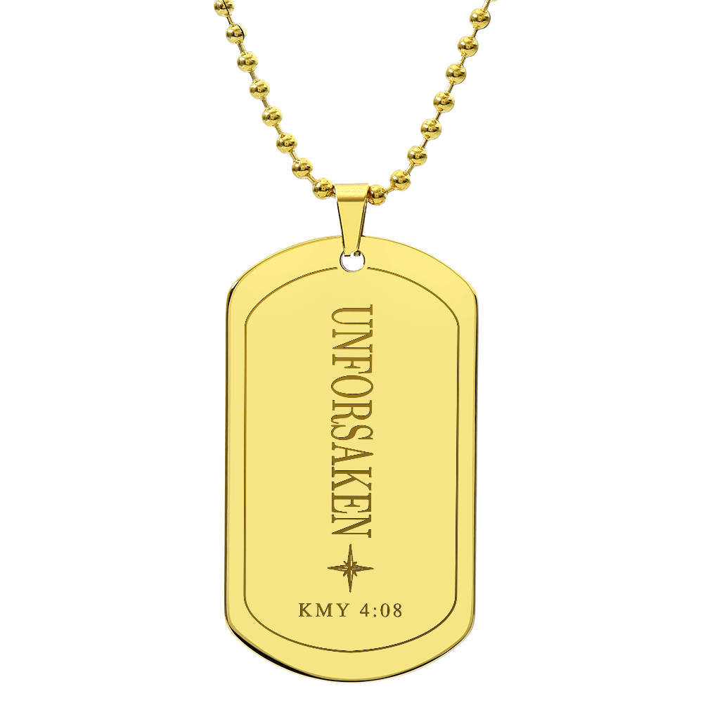 Unforsaken | Warrior Dog Tag Necklace